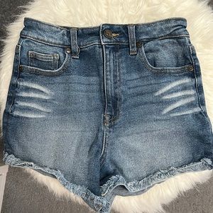 Kendall + Kylie Medium-Wash Jean Shorts